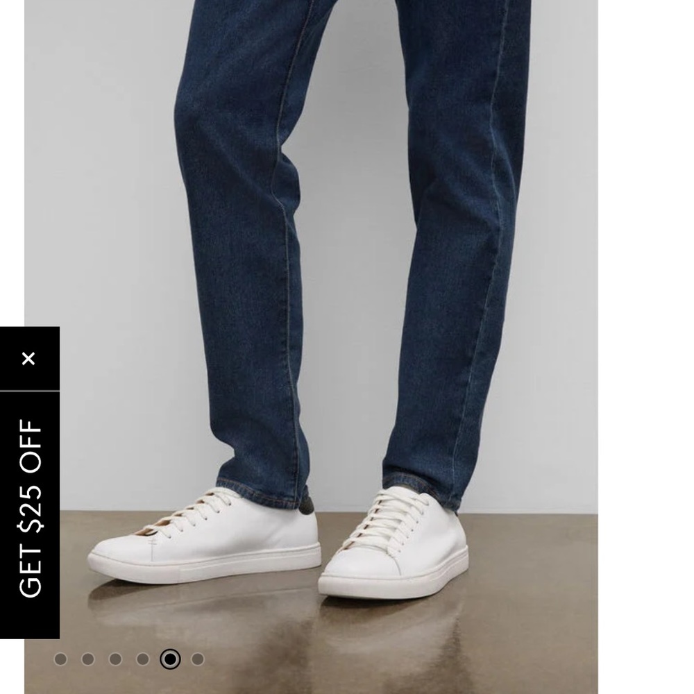 Club Monaco Leather Sneakers